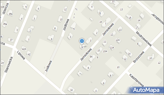 Stanowice, Jemiołowa, 4, mapa Stanowice