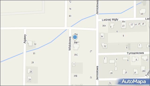 Stara Wieś, Jemiołowa, 35B, mapa Stara Wieś