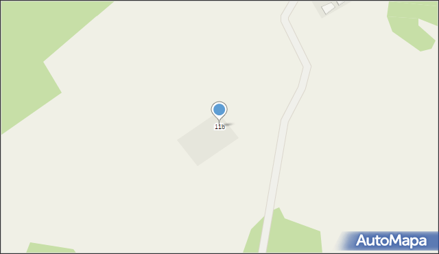 Stare Juchy, Jeziorna, 11b, mapa Stare Juchy