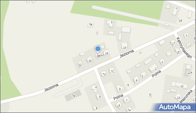 Stare Juchy, Jeziorna, 18, mapa Stare Juchy