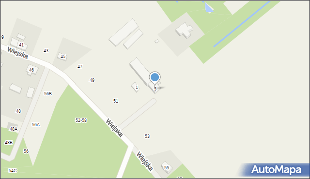 Stęszewko, Jeździecka, 3, mapa Stęszewko
