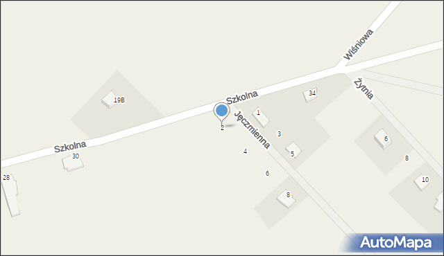 Stronno, Jęczmienna, 2, mapa Stronno