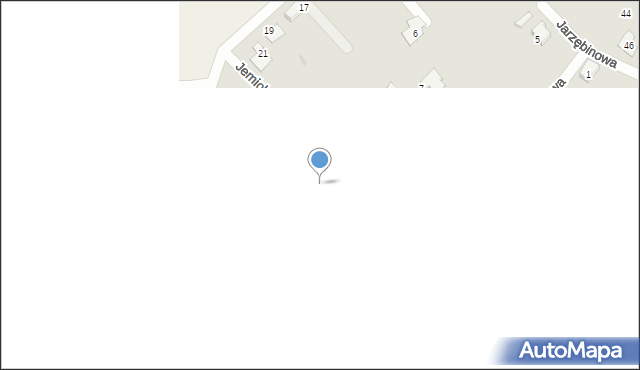 Strumień, Jemiołowa, 6, mapa Strumień