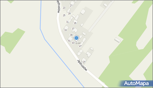 Strzegom, Jędrusiów, 45, mapa Strzegom