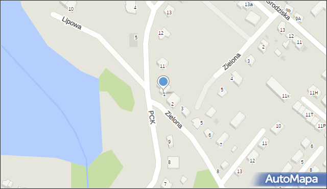 Strzelce Krajeńskie, Jesionowa, 1, mapa Strzelce Krajeńskie