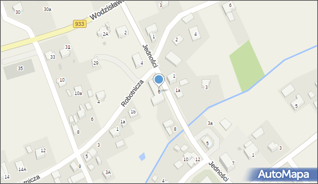 Studzionka, Jedności, 6, mapa Studzionka