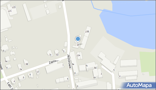 Świebodzin, Jeziorowa, 10, mapa Świebodzin