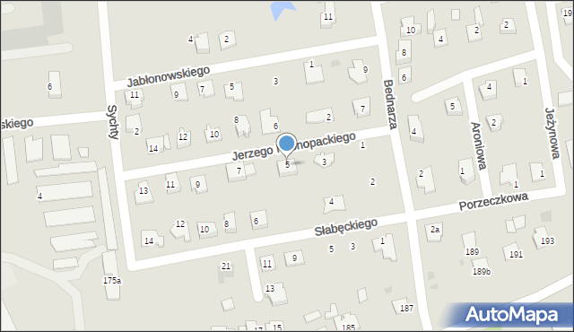 Świecie, Jerzego I Konopackiego, 5, mapa Świecie