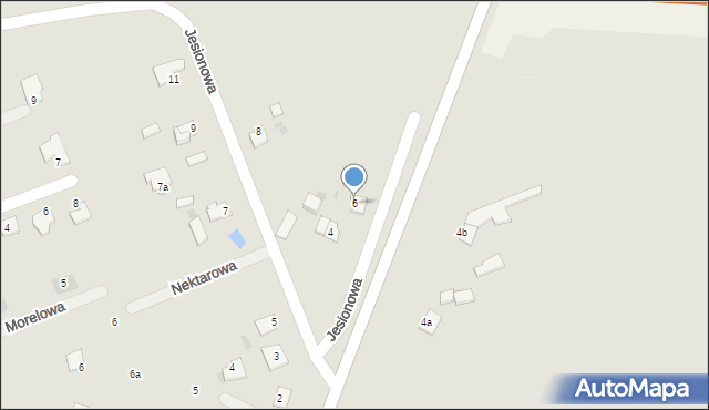 Świecie, Jesionowa, 6, mapa Świecie