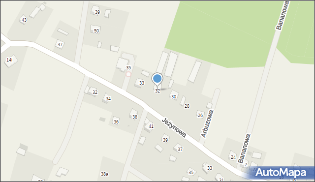 Świerkocin, Jeżynowa, 32, mapa Świerkocin