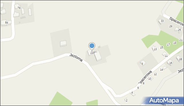 Szarłata, Jeziorna, 110, mapa Szarłata