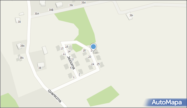 Szczęsne, Jeziorna, 19, mapa Szczęsne