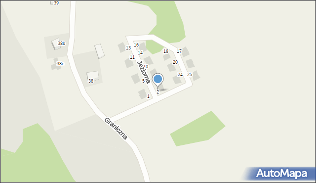 Szczęsne, Jeziorna, 2, mapa Szczęsne