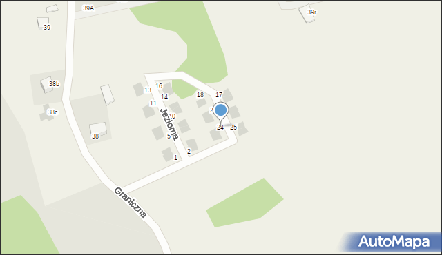 Szczęsne, Jeziorna, 24, mapa Szczęsne