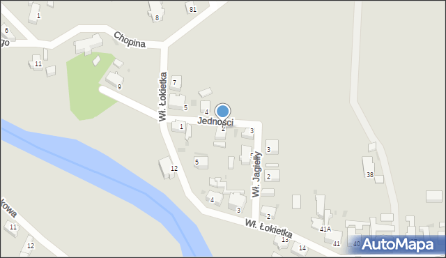 Szprotawa, Jedności, 2, mapa Szprotawa