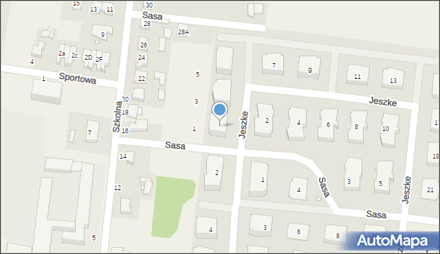 Tarnowo Podgórne, Jeszke Władysława, 1, mapa Tarnowo Podgórne