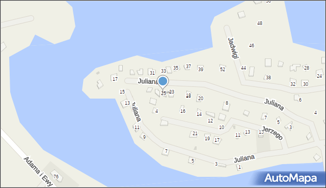 Tomaszkowo, Jerzego, 25, mapa Tomaszkowo