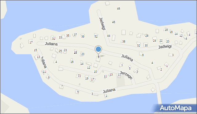 Tomaszkowo, Jerzego, 8, mapa Tomaszkowo