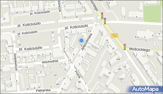 Tomaszów Mazowiecki, Jerozolimska, 1e, mapa Tomaszów Mazowiecki