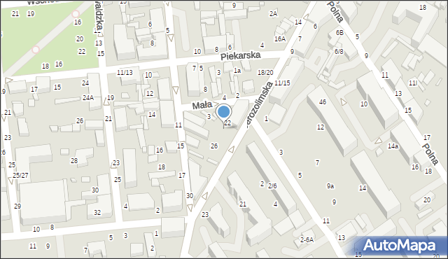 Tomaszów Mazowiecki, Jerozolimska, 24, mapa Tomaszów Mazowiecki