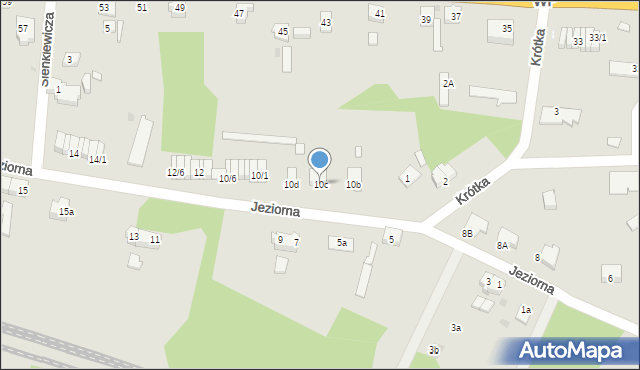 Torzym, Jeziorna, 10c, mapa Torzym