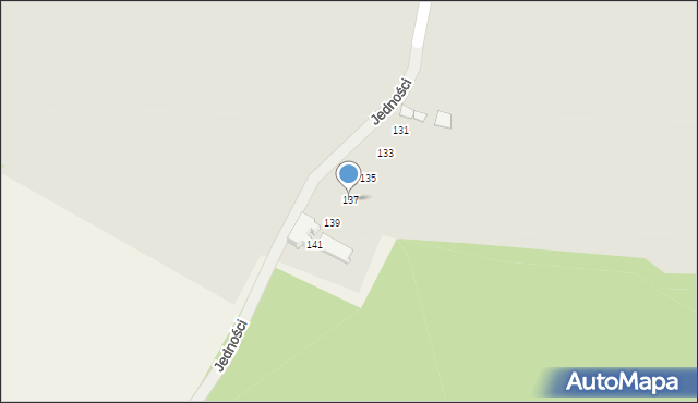 Tychy, Jedności, 137, mapa Tychów