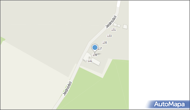 Tychy, Jedności, 139, mapa Tychów