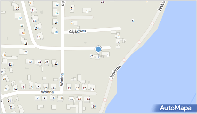 Wągrowiec, Jeziorna, 2, mapa Wągrowiec