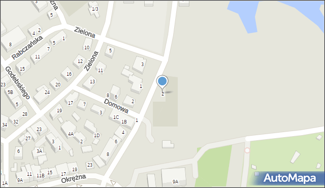 Warszawa, Jeziorna, 2, mapa Warszawy