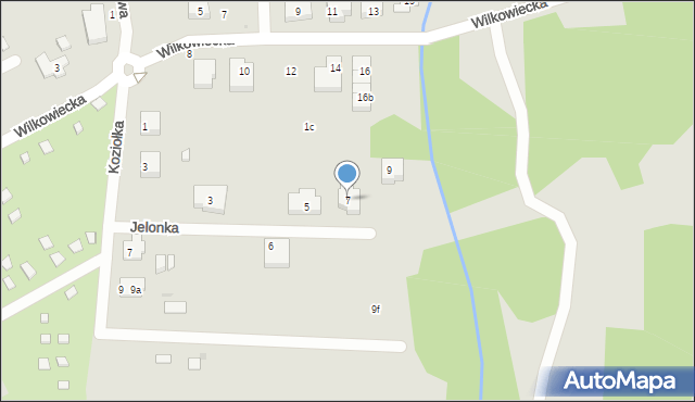 Warszawa, Jelonka, 7, mapa Warszawy