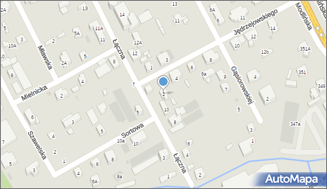 Warszawa, Jędrzejowskiego Henryka, 2, mapa Warszawy