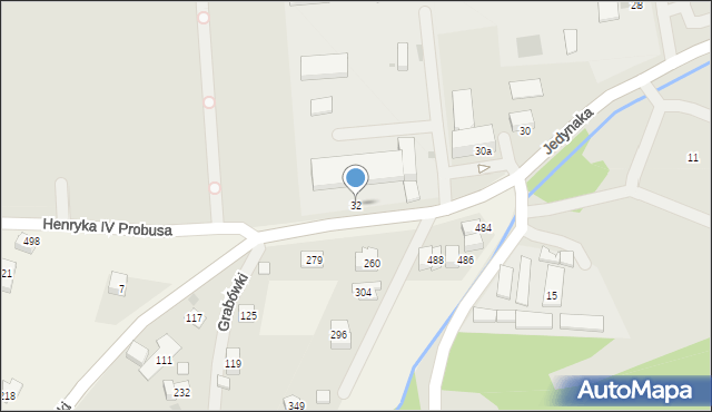 Wieliczka, Jedynaka Józefa, 32, mapa Wieliczka