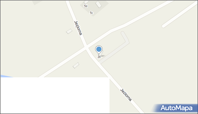 Wierzbno, Jeziorna, 1b, mapa Wierzbno