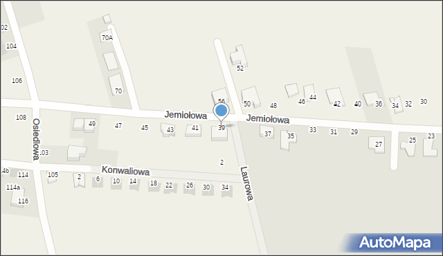 Wierzchowisko, Jemiołowa, 39, mapa Wierzchowisko