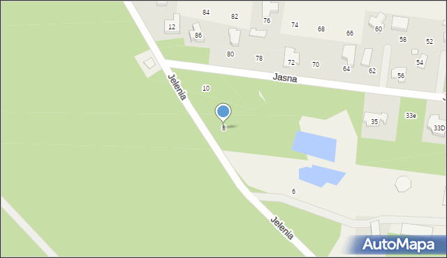 Wilcza Góra, Jelenia, 8, mapa Wilcza Góra