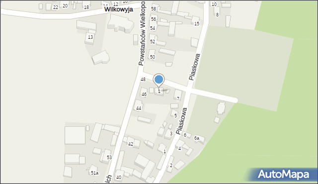 Wilkowyja, Jedwabskiego Franciszka, bp., 1, mapa Wilkowyja