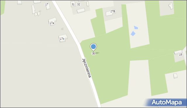 Wódka, Jęczmienna, 30, mapa Wódka