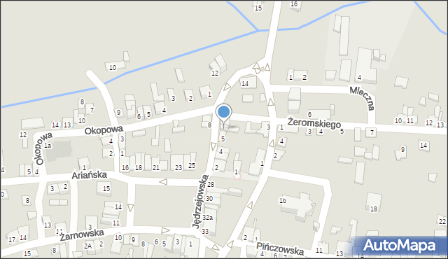 Wodzisław, Jędrzejowska, 6, mapa Wodzisław