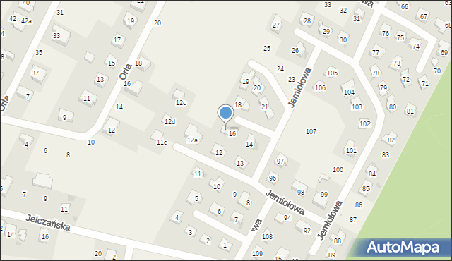 Wojnowice, Jemiołowa, 17, mapa Wojnowice