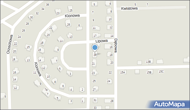 Wolbrom, Jesionowa, 19, mapa Wolbrom