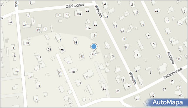 Wólka Kozodawska, Jeziorki, 11A, mapa Wólka Kozodawska