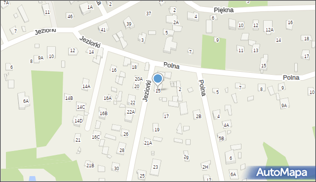 Wólka Kozodawska, Jeziorki, 15, mapa Wólka Kozodawska