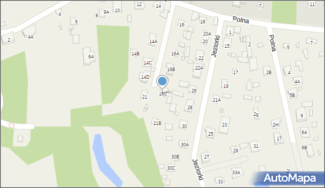 Wólka Kozodawska, Jeziorki, 16C, mapa Wólka Kozodawska
