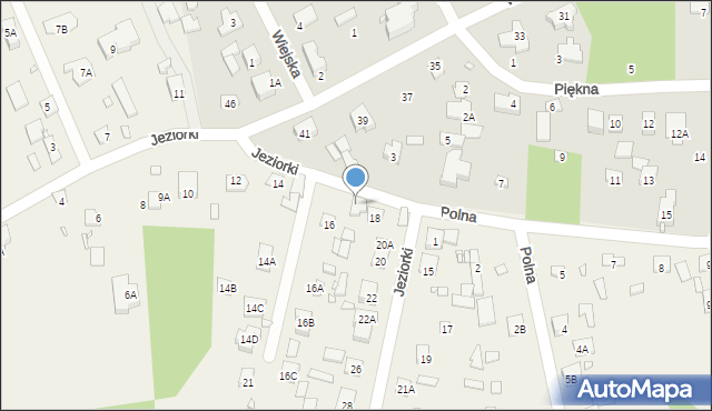 Wólka Kozodawska, Jeziorki, 18A, mapa Wólka Kozodawska