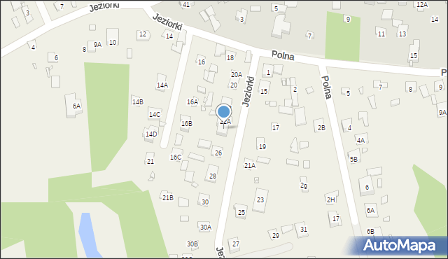 Wólka Kozodawska, Jeziorki, 24, mapa Wólka Kozodawska