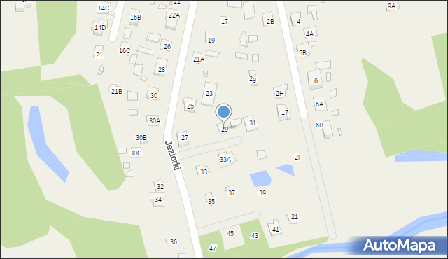 Wólka Kozodawska, Jeziorki, 29, mapa Wólka Kozodawska