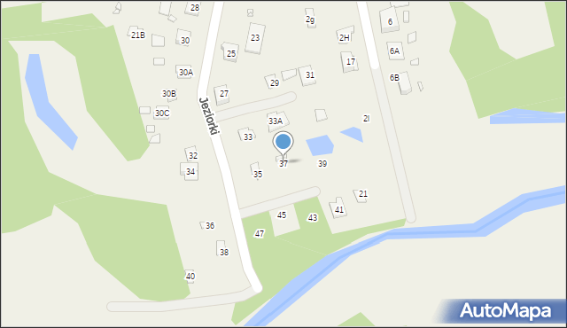 Wólka Kozodawska, Jeziorki, 37, mapa Wólka Kozodawska