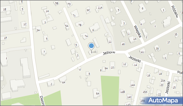 Wólka Kozodawska, Jeziorki, 7, mapa Wólka Kozodawska