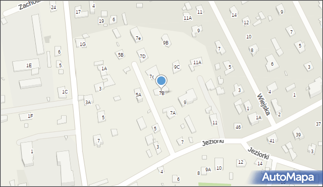 Wólka Kozodawska, Jeziorki, 7B, mapa Wólka Kozodawska