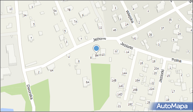 Wólka Kozodawska, Jeziorki, 9A, mapa Wólka Kozodawska